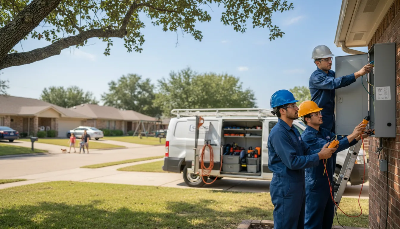 Certified electrician providing emergency electrical services in Mobeetie, TX